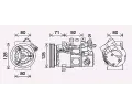 Kompresor klimatizace AVA QUALITY COOLING ‐ AVA RTAK636