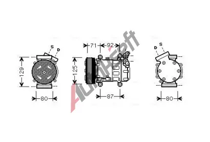 AVA Clever Choice Kompresor klimatizace AVA RTK401, RTK401 AVA Clever Choice Kompresor klimatizace AVA RTK401, RTK401