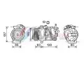 Kompresor klimatizace AVA QUALITY COOLING ‐ AVA RTK630