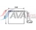 V�parn�k klimatizace&nbsp;AVA QUALITY COOLING&nbsp;&dash;&nbsp;AVA RTV566