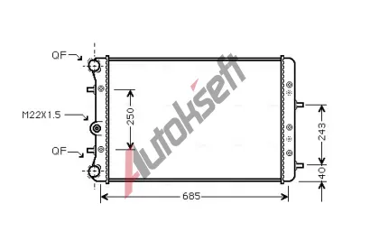 AVA QUALITY COOLING Chladi vody AVA SAA2006, SAA2006