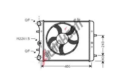 AVA QUALITY COOLING Chladi vody AVA SAA2013, SAA2013