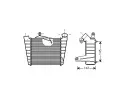 AVA QUALITY COOLING Chladi vzduchu intercooler ‐ AVA SAA4020
