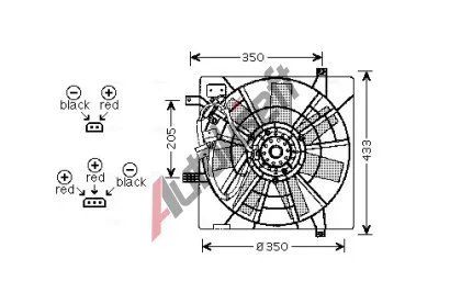 AVA QUALITY COOLING Vtrk chlazen motoru AVA SB7501, SB7501