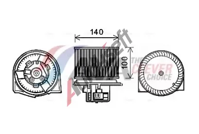 AVA Clever Choice Vnitřní ventilátor AVA SB8078, SB8078 AVA Clever Choice Vnitřní ventilátor AVA SB8078, SB8078