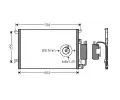 Kondenztor klimatizace AVA QUALITY COOLING ‐ AVA SBA5058D