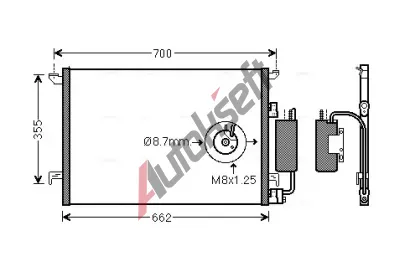 AVA QUALITY COOLING Kondenztor klimatizace AVA SBA5058D, SBA5058D
