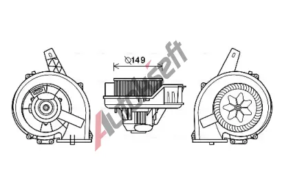 AVA QUALITY COOLING Vnitn ventiltor AVA ST8044, ST8044