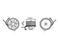 Vnitn ventiltor AVA QUALITY COOLING ‐ AVA ST8505
