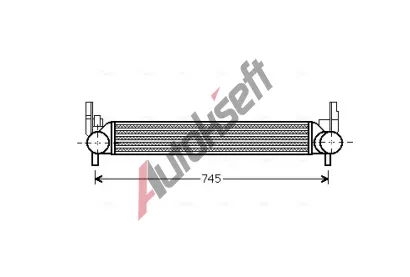 AVA QUALITY COOLING Chladi vzduchu intercooler AVA STA4039, STA4039