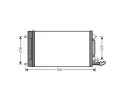 Kondenztor klimatizace AVA QUALITY COOLING ‐ AVA STA5038D