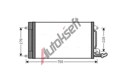 AVA QUALITY COOLING Kondenztor klimatizace AVA STA5038D, STA5038D