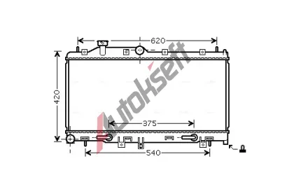 AVA QUALITY COOLING Chladi vody AVA SU2066, SU2066