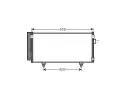 Kondenztor klimatizace AVA QUALITY COOLING ‐ AVA SU5077D