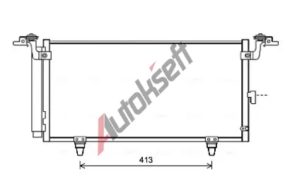 AVA QUALITY COOLING Kondenztor klimatizace AVA SU5084D, SU5084D
