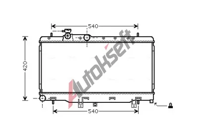 AVA QUALITY COOLING Chladič vody AVA SUA2052, SUA2052 AVA QUALITY COOLING Chladič vody AVA SUA2052, SUA2052