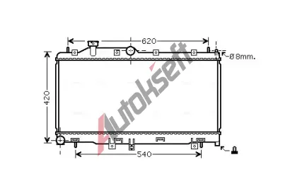 AVA QUALITY COOLING Chladi vody AVA SUA2072, SUA2072