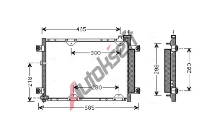 AVA QUALITY COOLING Kondenzátor klimatizace AVA SZ5075D, SZ5075D AVA QUALITY COOLING Kondenzátor klimatizace AVA SZ5075D, SZ5075D
