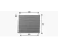 Kondenztor klimatizace AVA QUALITY COOLING ‐ AVA SZ5158D