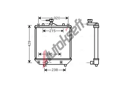 AVA QUALITY COOLING Chladi vody AVA SZA2064, SZA2064