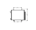 Kondenztor klimatizace AVA QUALITY COOLING ‐ AVA SZA5115D