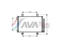 Kondenz�tor klimatizace&nbsp;AVA QUALITY COOLING&nbsp;&dash;&nbsp;AVA SZA5116D
