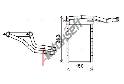 AVA QUALITY COOLING Vmnk tepla vnitnho vytpn AVA SZA6146, SZA6146