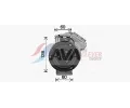 AVA QUALITY COOLING Kompresor klimatizace ** CLEVER FIT **&nbsp;&dash;&nbsp;AVA SZAK156