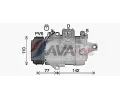 AVA QUALITY COOLING Kompresor klimatizace ** CLEVER FIT ** AVA SZAK156, SZAK156