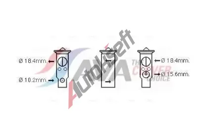 AVA QUALITY COOLING Expanzní ventil klimatizace AVA TO1710, TO1710 AVA QUALITY COOLING Expanzní ventil klimatizace AVA TO1710, TO1710