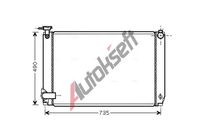 AVA QUALITY COOLING Chladi� vody AVA TO2462, TO2462