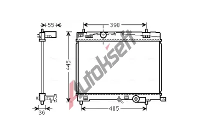 AVA QUALITY COOLING Chladič vody AVA TO2716, TO2716 AVA QUALITY COOLING Chladič vody AVA TO2716, TO2716
