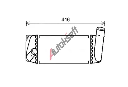 AVA Clever Choice Chladič vzduchu intercooler AVA TO4668, TO4668 AVA Clever Choice Chladič vzduchu intercooler AVA TO4668, TO4668