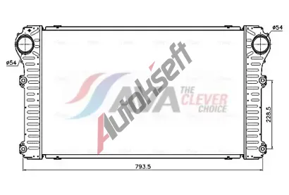 AVA QUALITY COOLING Chladič vzduchu intercooler AVA TO4794, TO4794 AVA QUALITY COOLING Chladič vzduchu intercooler AVA TO4794, TO4794