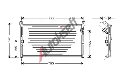 AVA QUALITY COOLING Kondenztor klimatizace AVA TO5130, TO5130