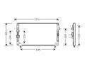 Kondenztor klimatizace AVA QUALITY COOLING ‐ AVA TO5225