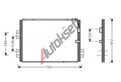 AVA QUALITY COOLING Kondenzátor klimatizace AVA TO5277, TO5277 AVA QUALITY COOLING Kondenzátor klimatizace AVA TO5277, TO5277