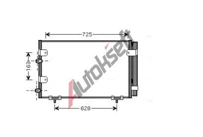 AVA QUALITY COOLING Kondenztor klimatizace AVA TO5288D, TO5288D