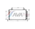 Kondenztor klimatizace AVA QUALITY COOLING ‐ AVA TO5393D