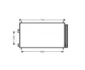 Kondenztor klimatizace AVA QUALITY COOLING ‐ AVA TO5410D