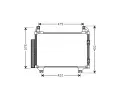 Kondenztor klimatizace AVA QUALITY COOLING ‐ AVA TO5413D