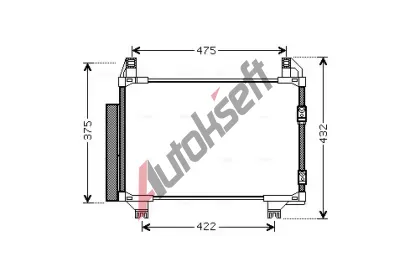 AVA QUALITY COOLING Kondenztor klimatizace AVA TO5413D, TO5413D