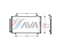 Kondenz�tor klimatizace&nbsp;AVA Clever Choice&nbsp;&dash;&nbsp;AVA TO5431D