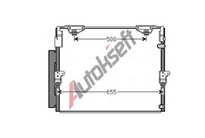 AVA QUALITY COOLING Kondenzátor klimatizace AVA TO5560D, TO5560D AVA QUALITY COOLING Kondenzátor klimatizace AVA TO5560D, TO5560D
