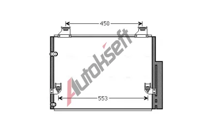 AVA QUALITY COOLING Kondenztor klimatizace AVA TO5563D, TO5563D