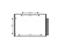 Kondenztor klimatizace AVA QUALITY COOLING ‐ AVA TO5573D