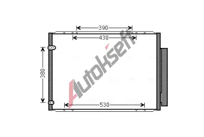 AVA QUALITY COOLING Kondenzátor klimatizace AVA TO5573D, TO5573D AVA QUALITY COOLING Kondenzátor klimatizace AVA TO5573D, TO5573D