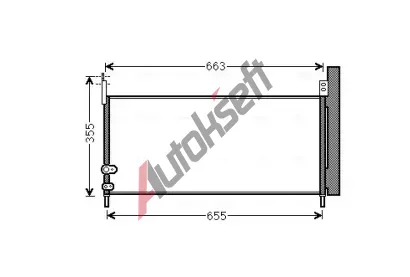 AVA QUALITY COOLING Kondenztor klimatizace AVA TO5576D, TO5576D