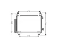 Kondenztor klimatizace AVA QUALITY COOLING ‐ AVA TO5665D