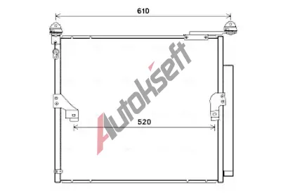 AVA QUALITY COOLING Kondenzátor klimatizace AVA TO5677D, TO5677D AVA QUALITY COOLING Kondenzátor klimatizace AVA TO5677D, TO5677D